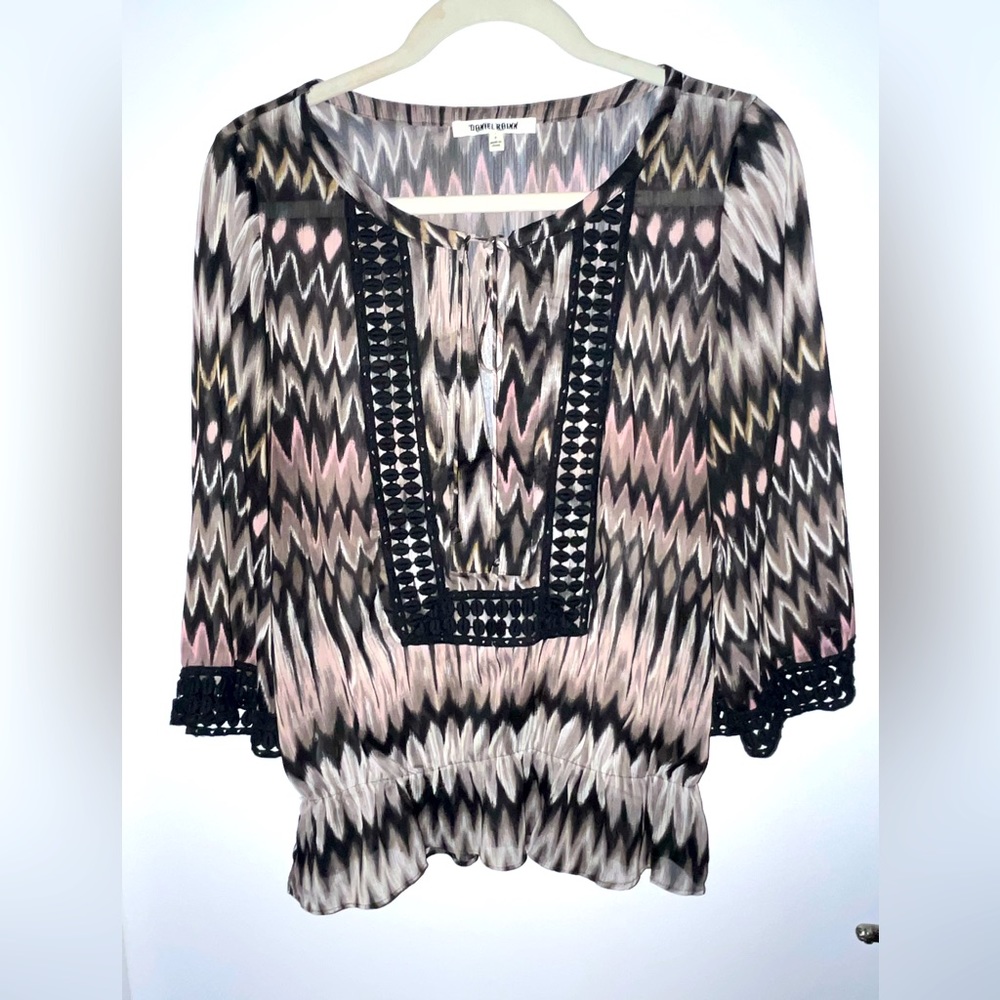 Daniel Rainn, blouse, size small, pre-owned